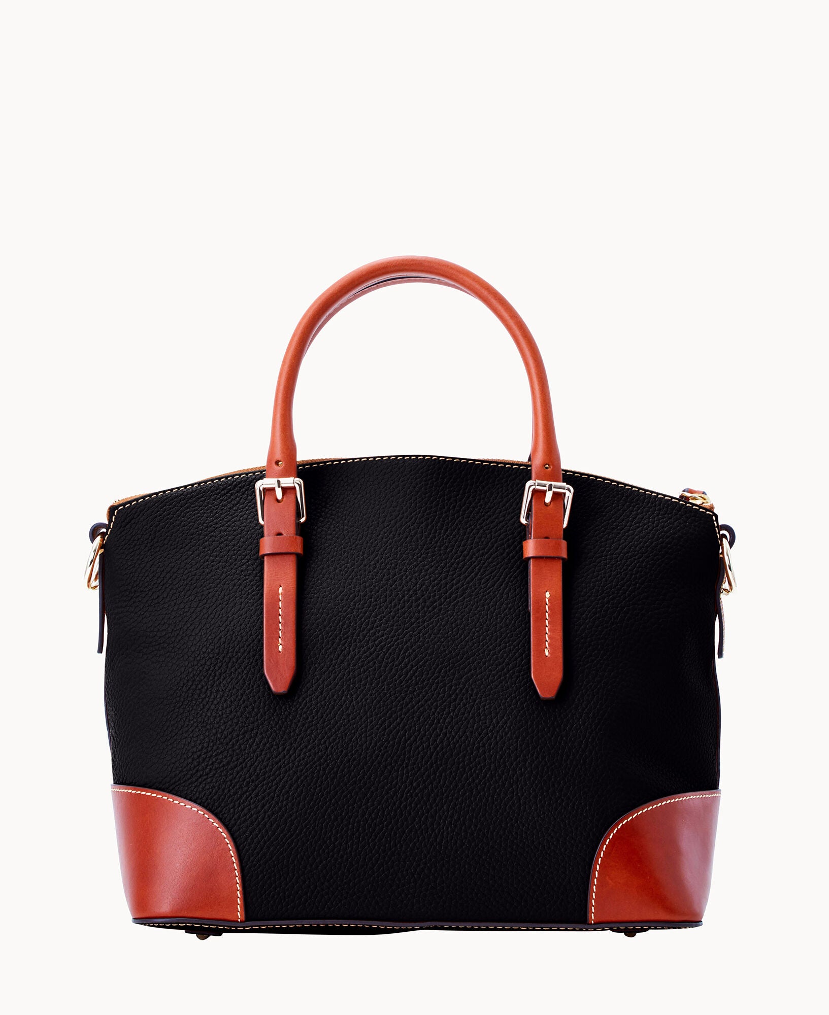 Pebble Grain Domed Satchel - Image 9