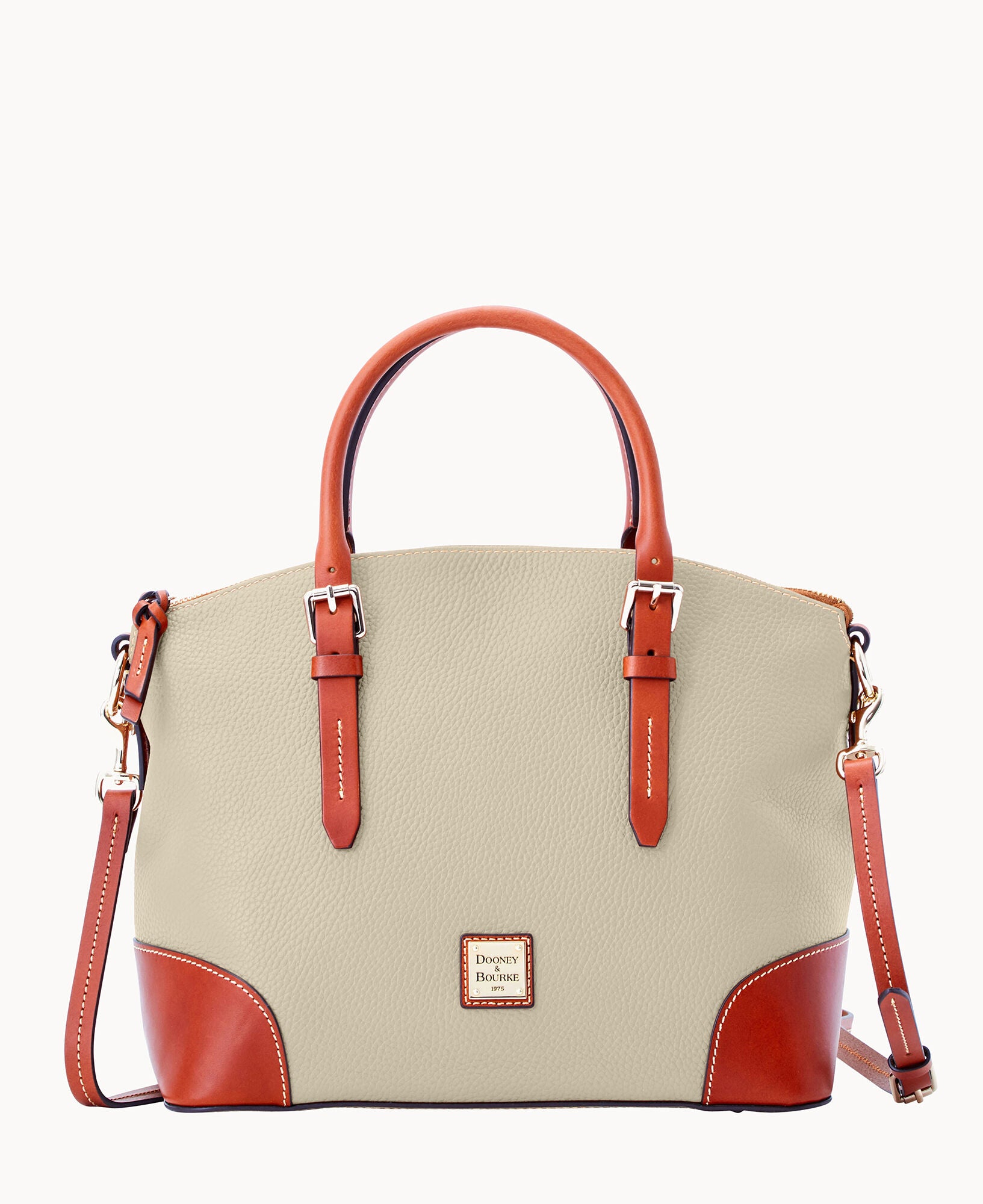 Pebble Grain Domed Satchel - Image 11