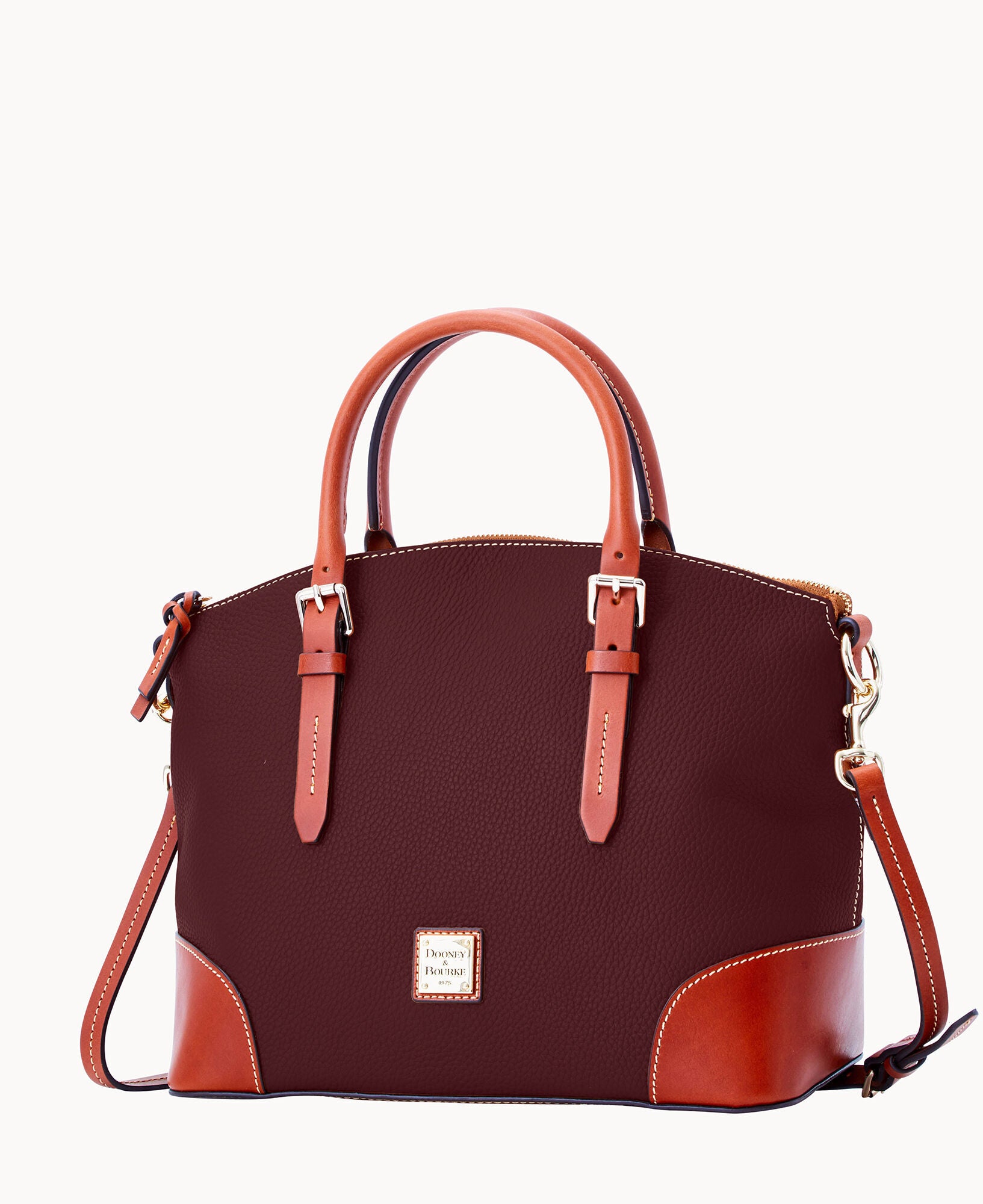 Pebble Grain Domed Satchel - Image 17