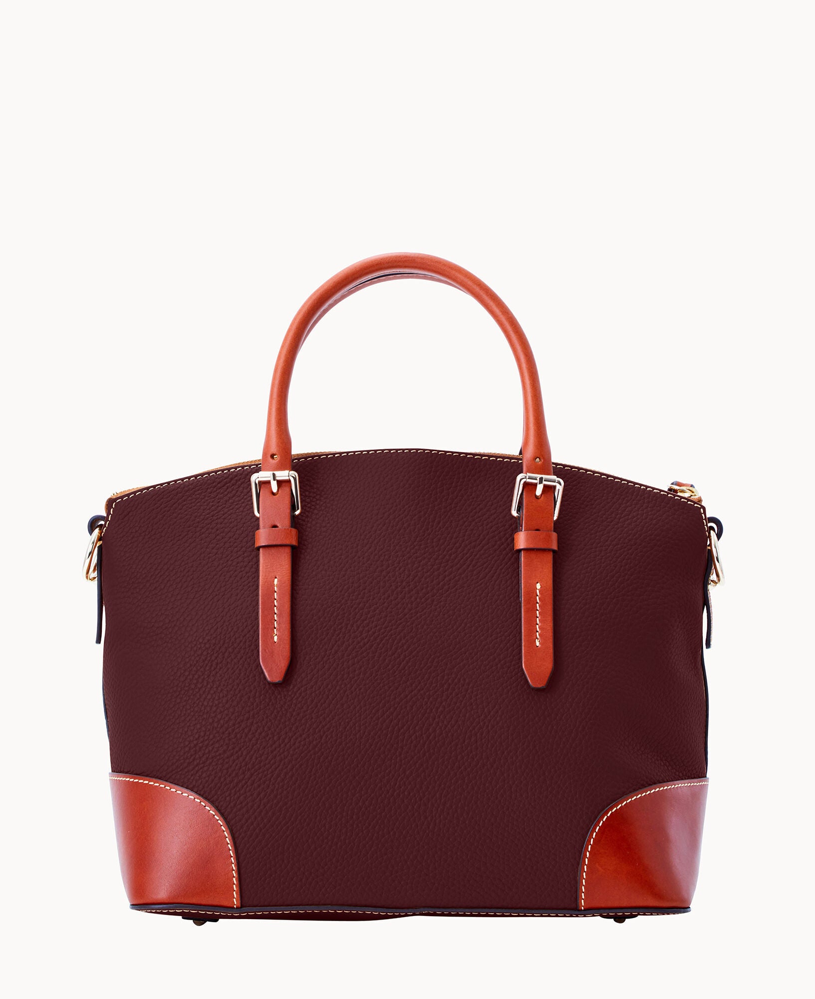 Pebble Grain Domed Satchel - Image 19