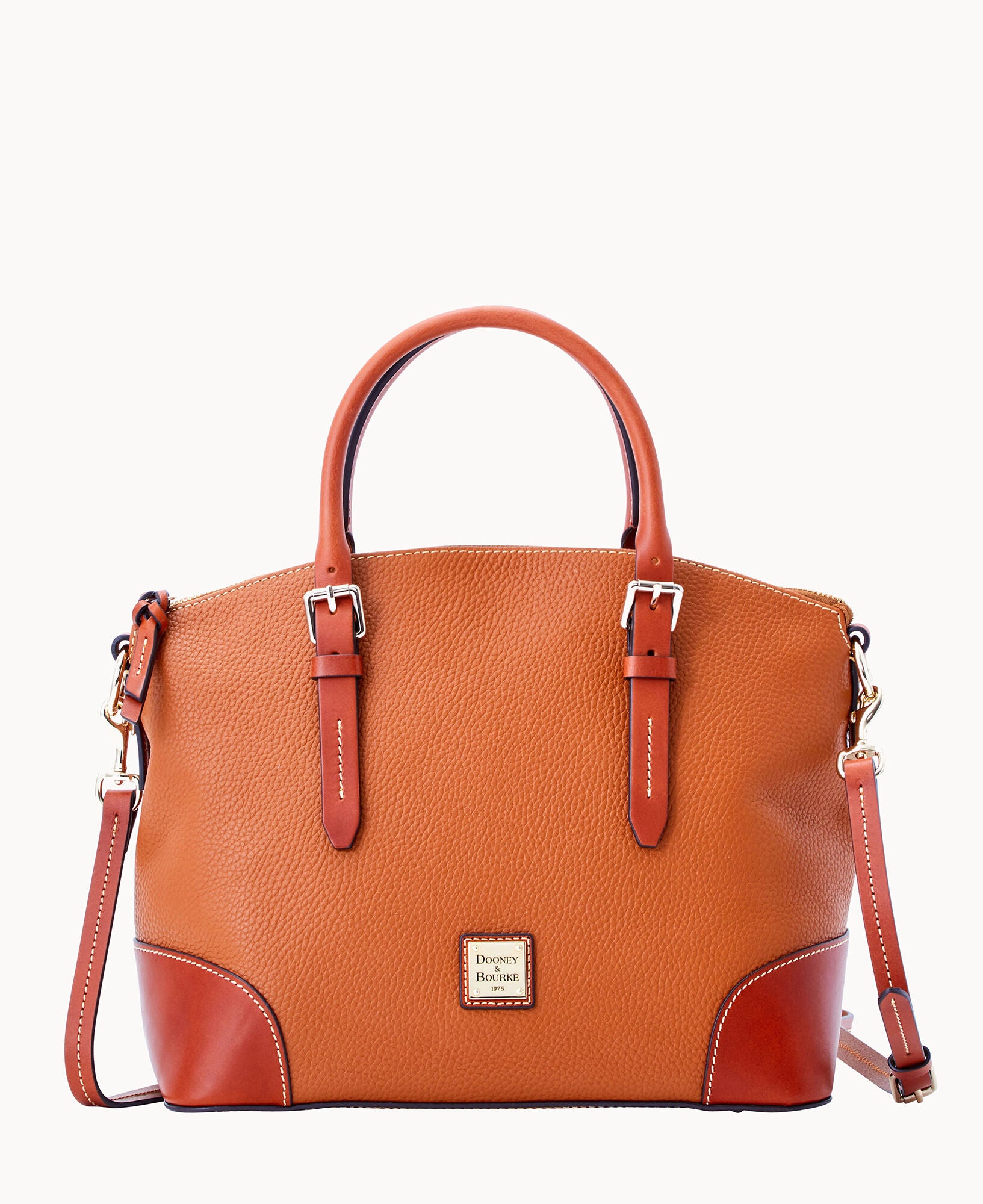 Pebble Grain Domed Satchel - Image 21
