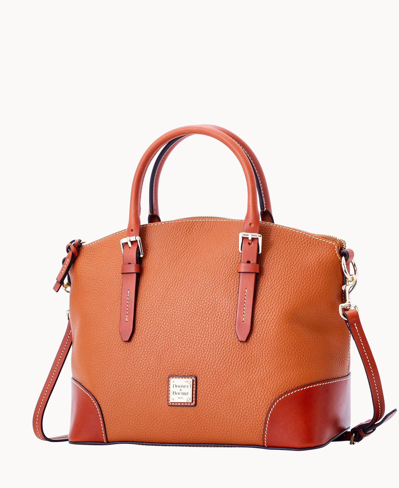 Pebble Grain Domed Satchel - Image 22