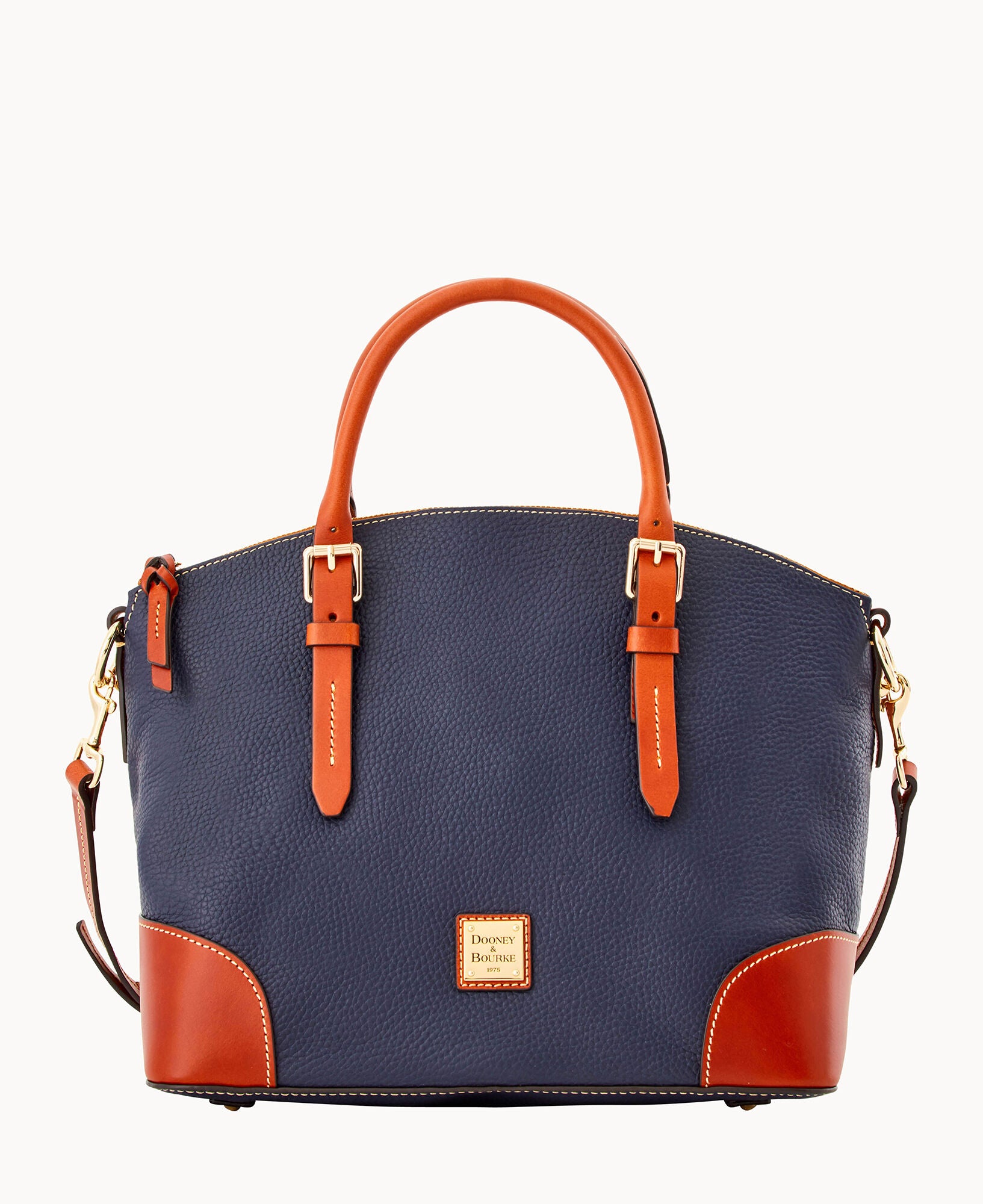 Pebble Grain Domed Satchel - Image 26