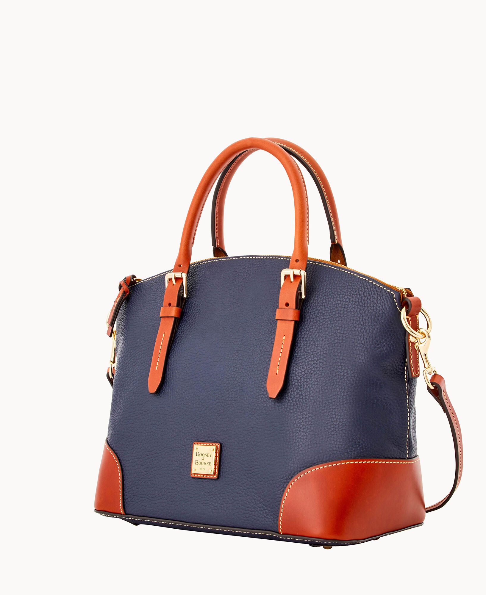 Pebble Grain Domed Satchel - Image 27