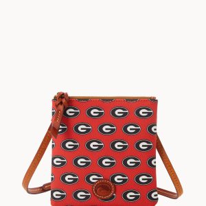 Collegiate University of Georgia Small North South Top Zip Crossbody