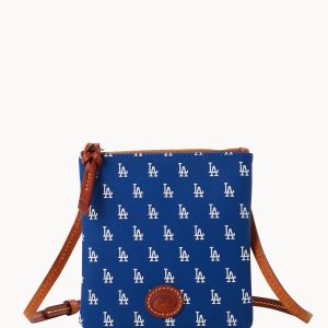 MLB Dodgers Small North South Top Zip Crossbody