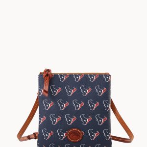 NFL Texans Small North South Top Zip Crossbody