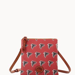 NFL Falcons Small North South Top Zip Crossbody