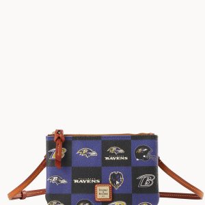 NFL Ravens Top Zip Crossbody