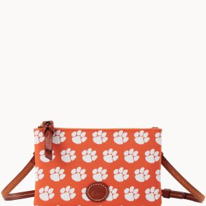 Collegiate Clemson University Top Zip Crossbody