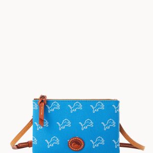 NFL Lions Top Zip Crossbody