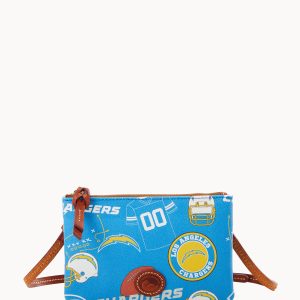 NFL Chargers Top Zip Crossbody