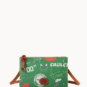 NFL Eagles Top Zip Crossbody