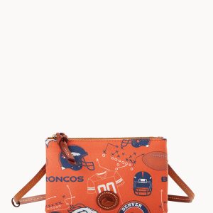 NFL Broncos Top Zip Crossbody