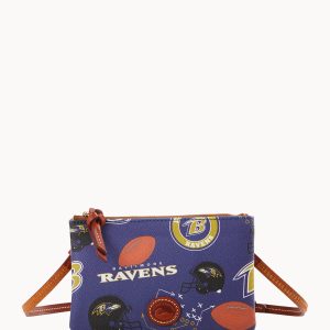 NFL Ravens Top Zip Crossbody