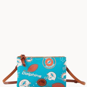 NFL Dolphins Top Zip Crossbody