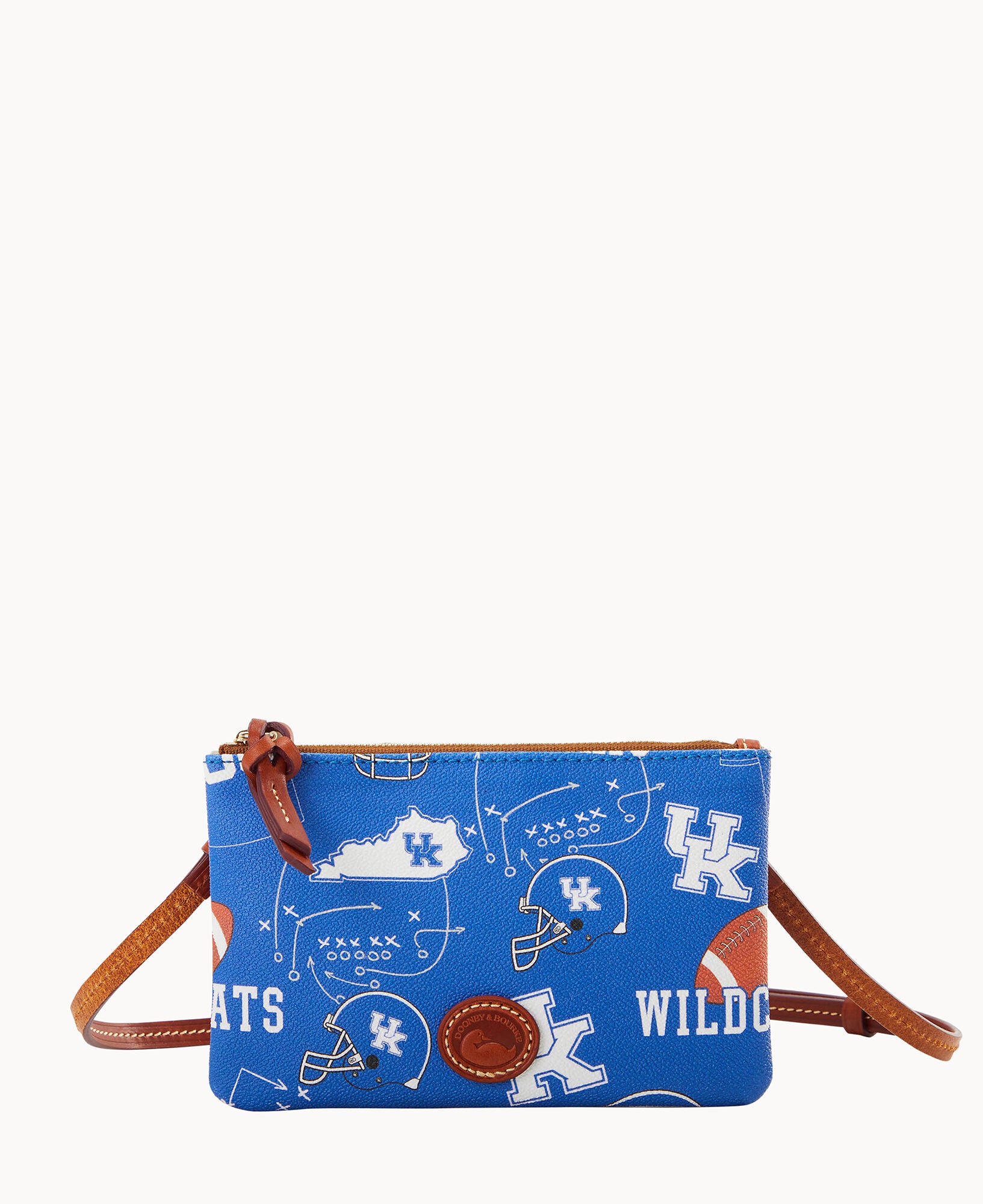 Collegiate University of Kentucky Top Zip Crossbody