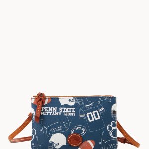 Collegiate Penn State University Top Zip Crossbody