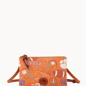 Collegiate Clemson Top Zip Crossbody