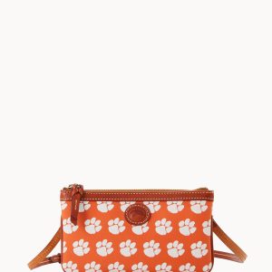 Collegiate Clemson University Large Slim Crossbody