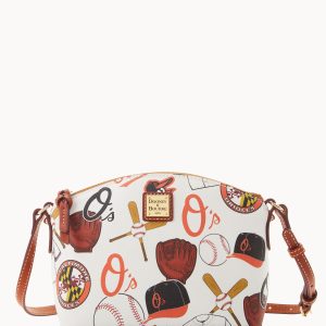 MLB Orioles Suki Crossbody Med Wristlet