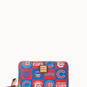 MLB Cubs Large Zip Around Wristlet