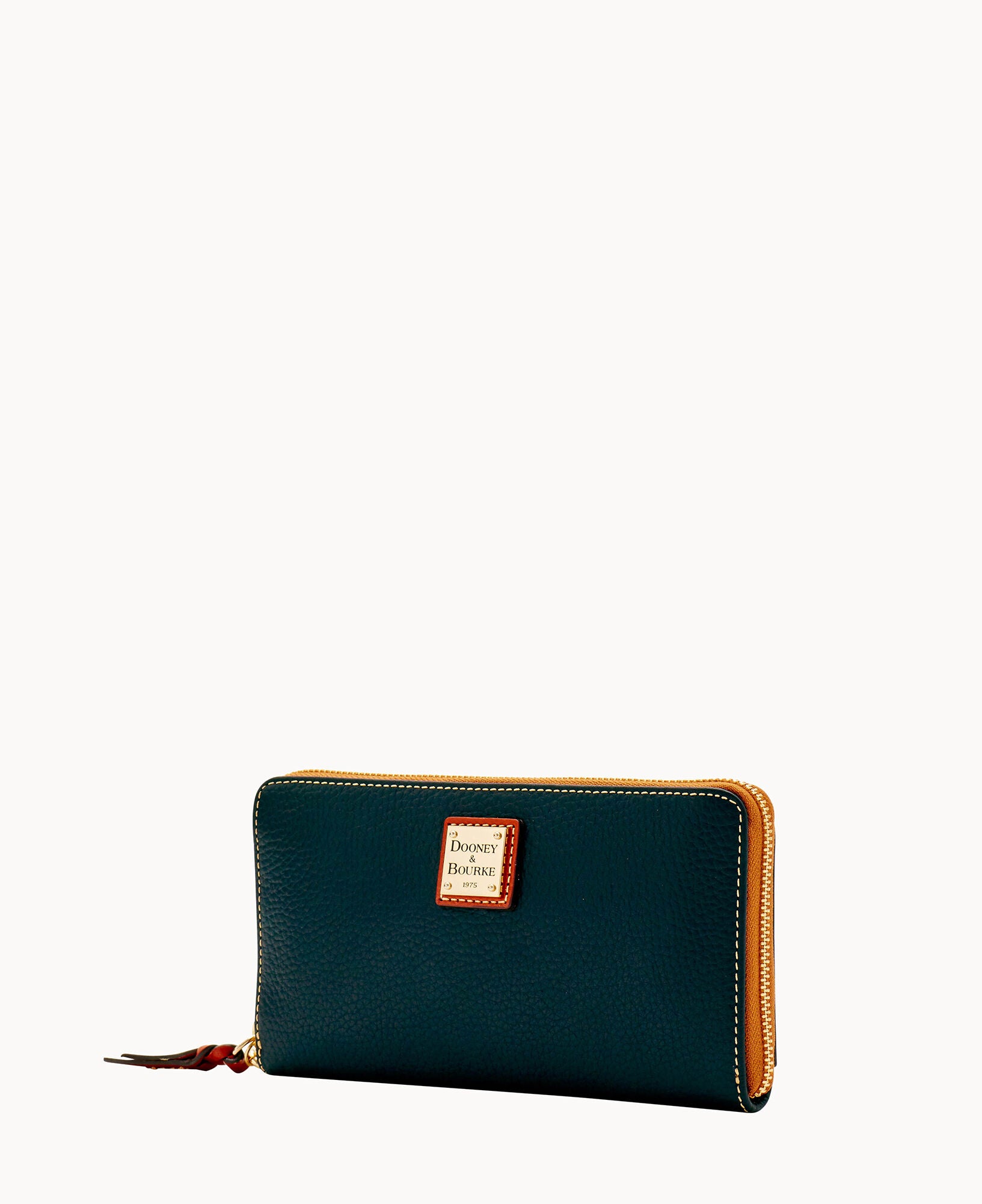 Pebble Grain Large Zip Around Wristlet - Image 8
