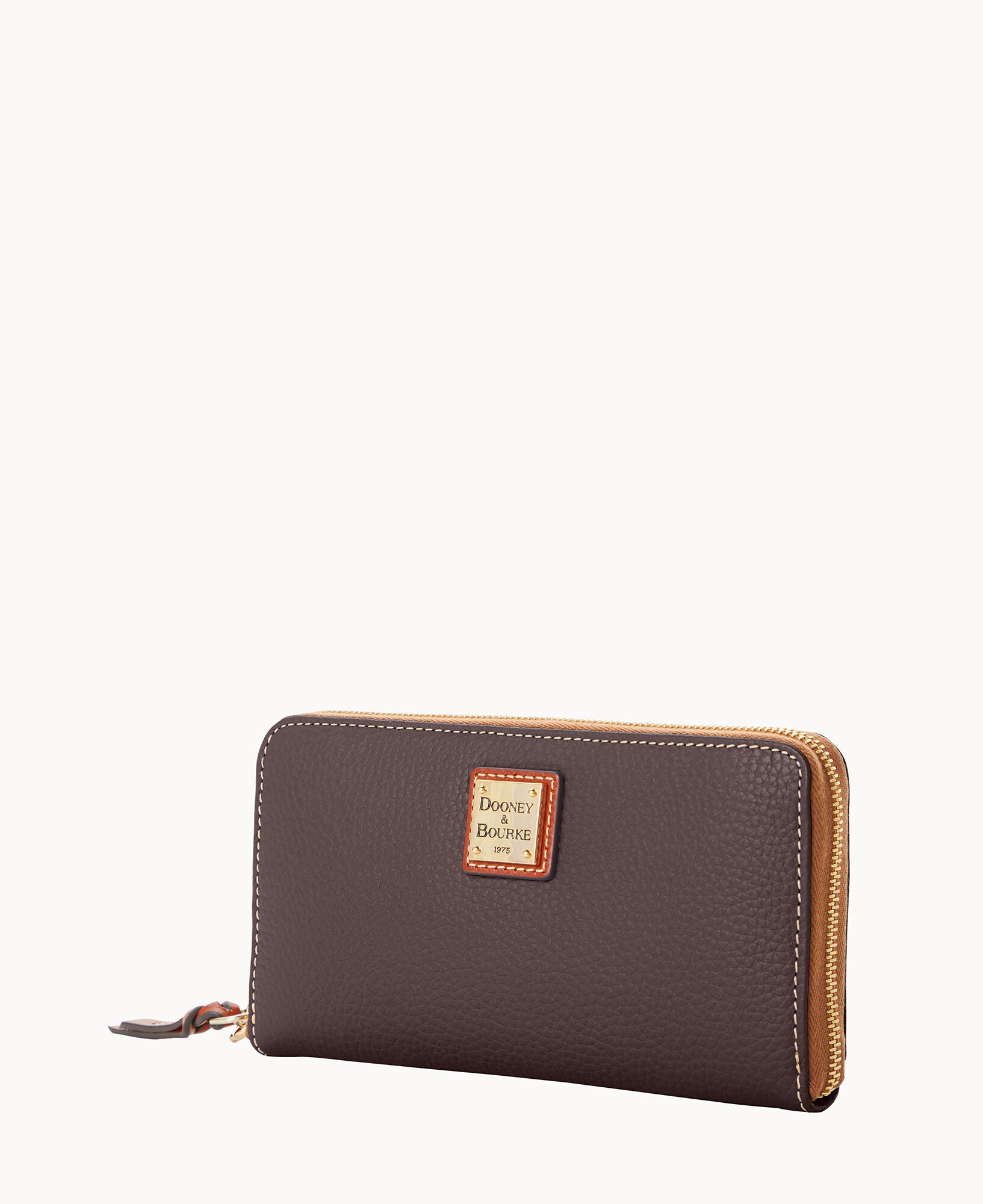 Pebble Grain Large Zip Around Wristlet - Image 2