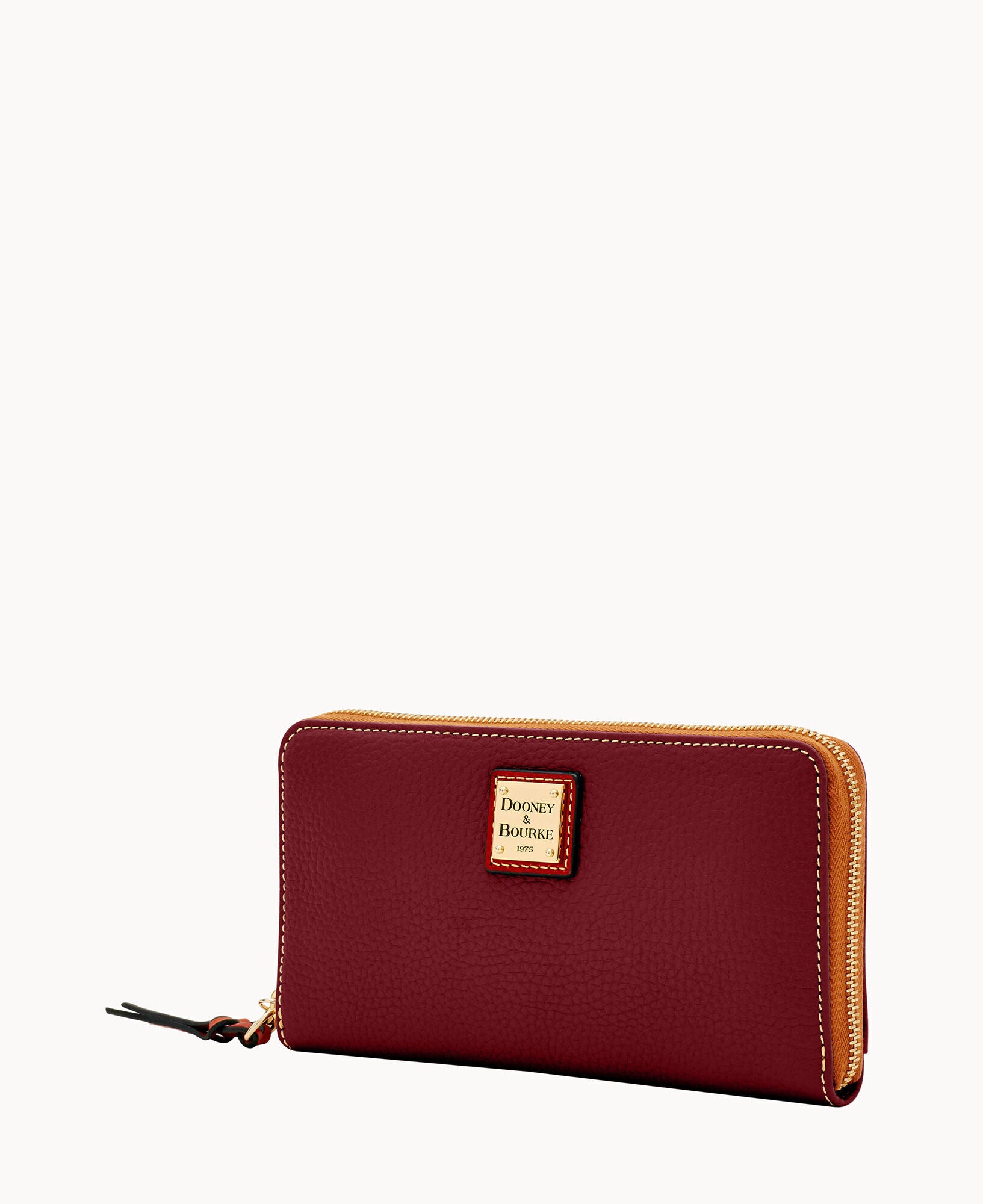 Pebble Grain Large Zip Around Wristlet - Image 16