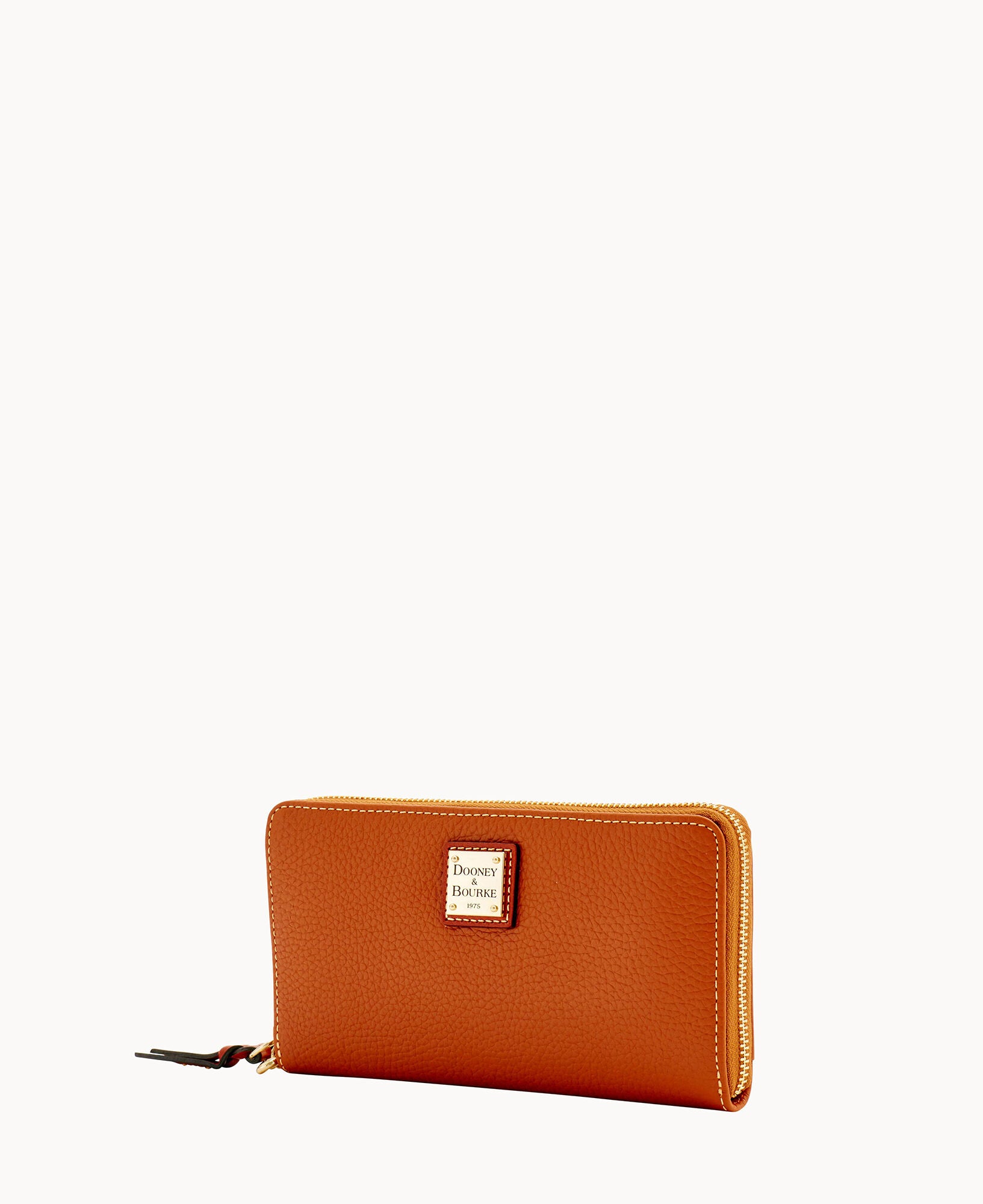 Pebble Grain Large Zip Around Wristlet - Image 19