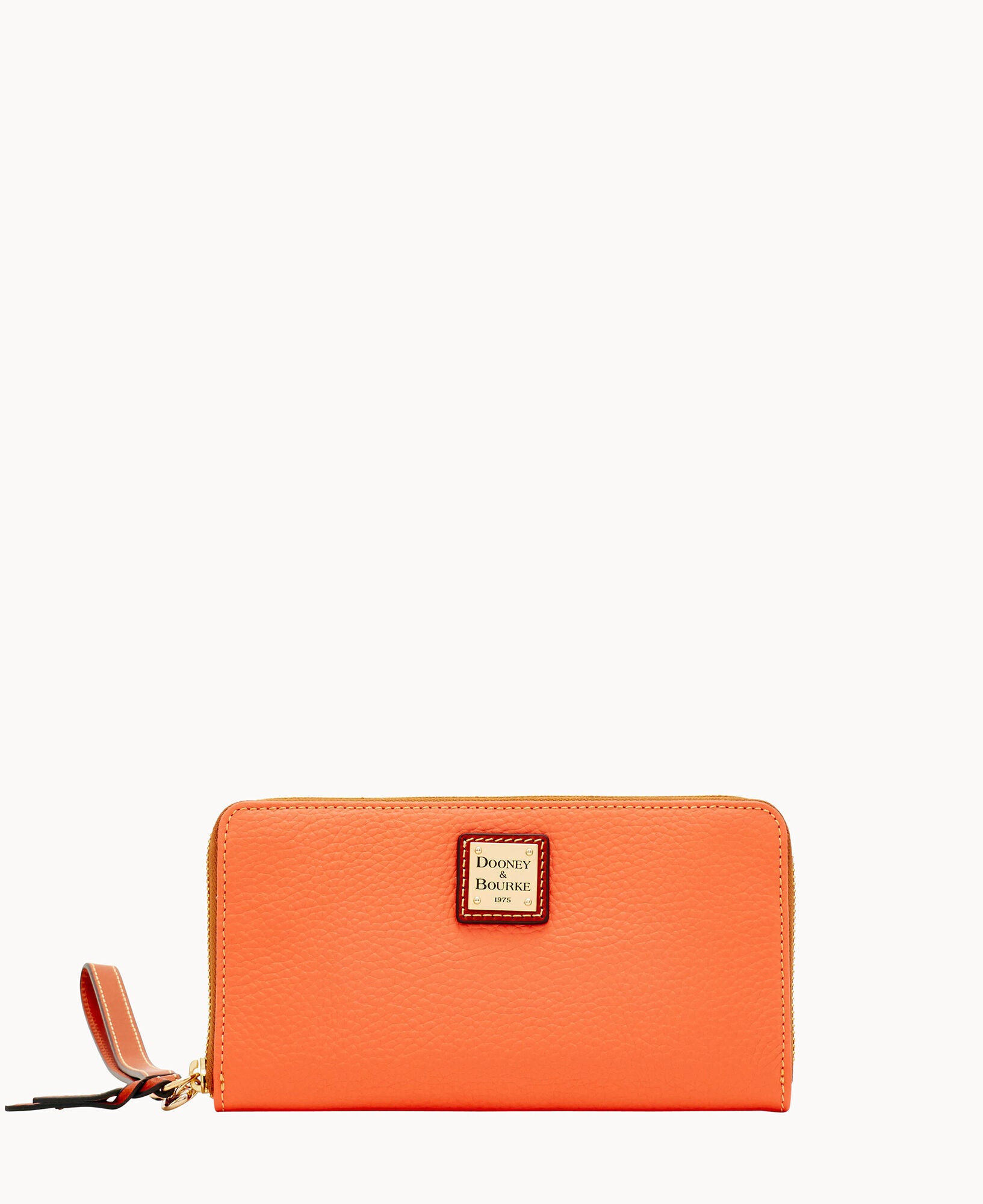 Pebble Grain Large Zip Around Wristlet - Image 4