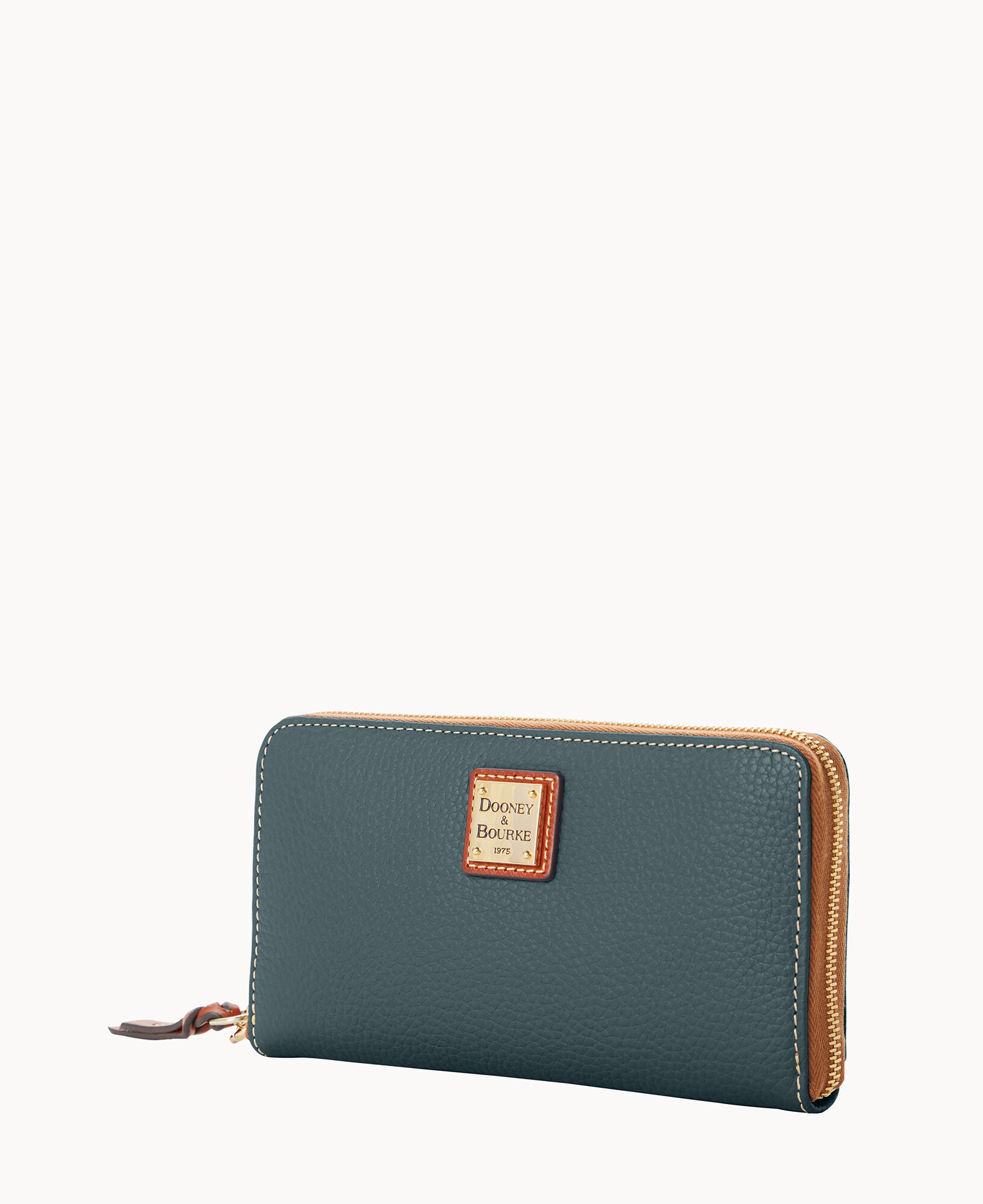 Pebble Grain Large Zip Around Wristlet - Image 28