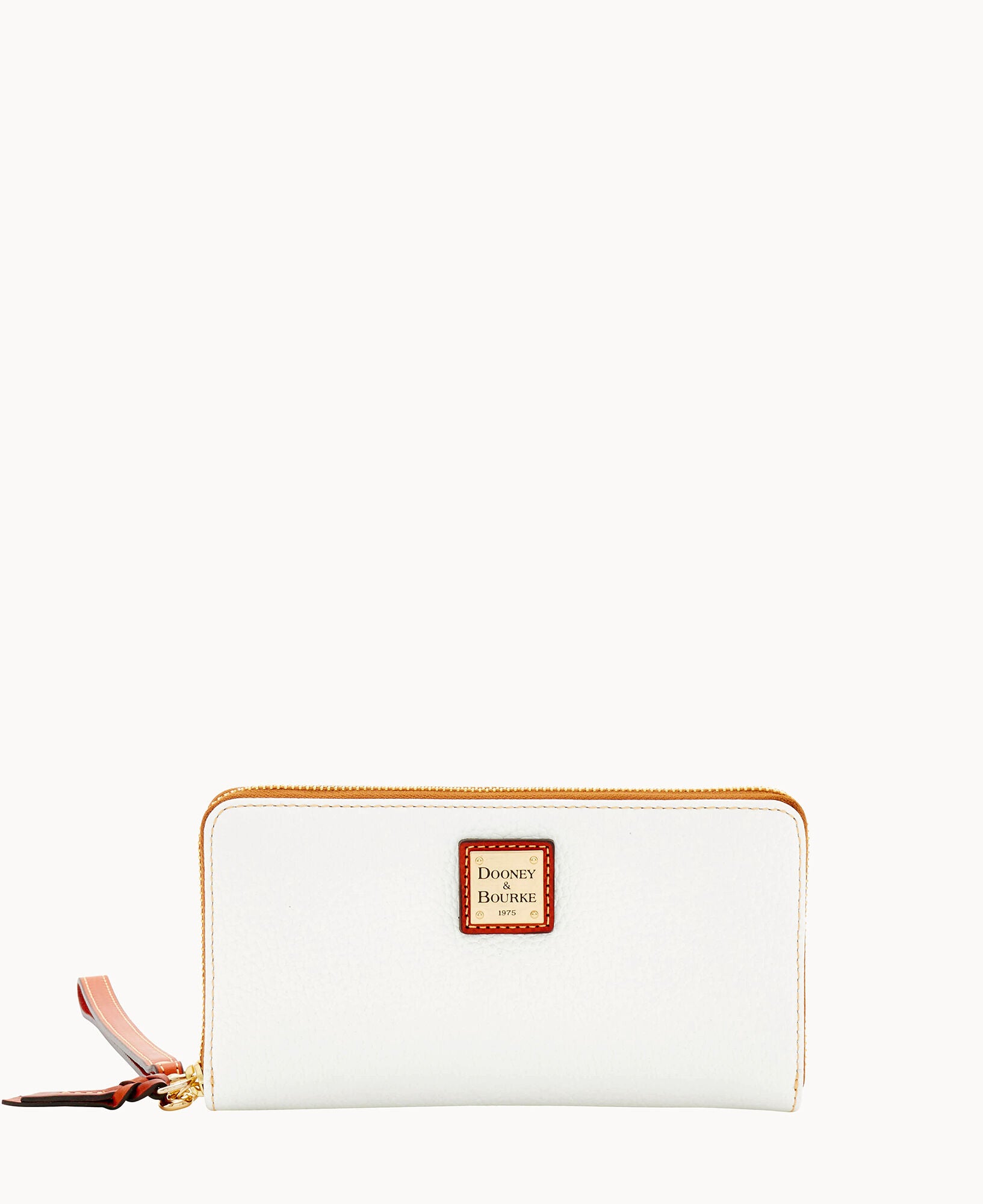 Pebble Grain Large Zip Around Wristlet - Image 24