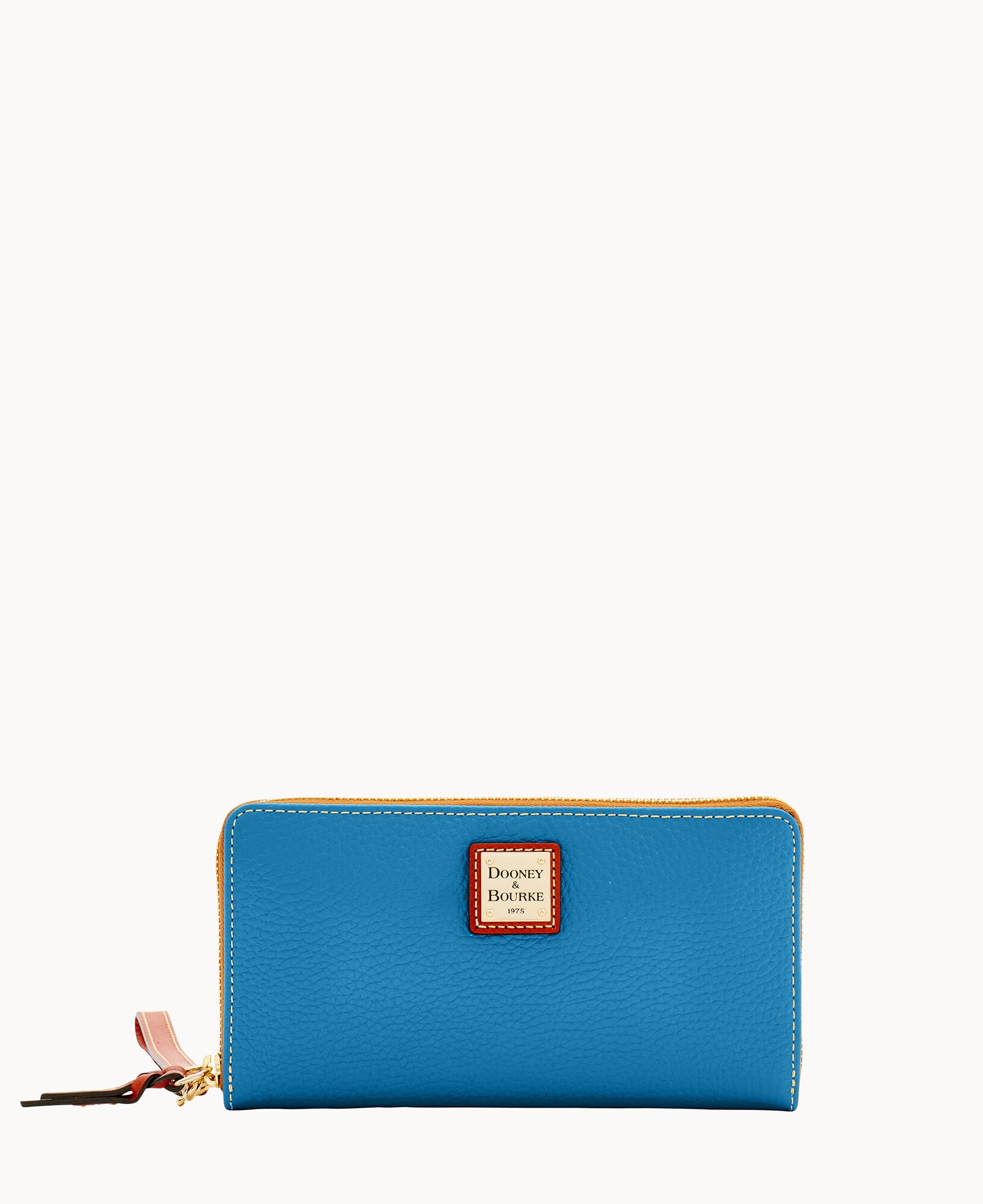 Pebble Grain Large Zip Around Wristlet - Image 30