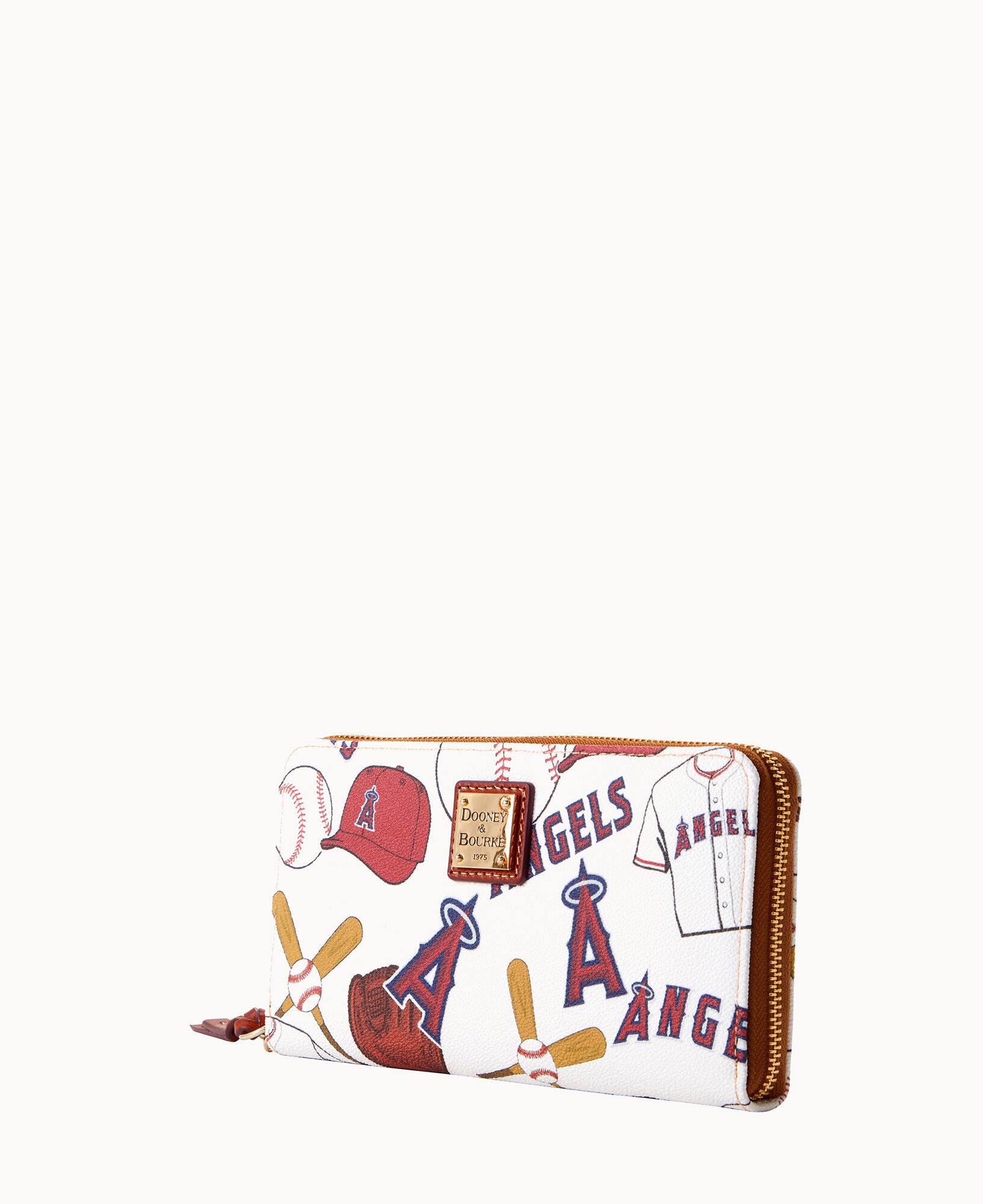 MLB Angels Large Zip Around Wristlet - Image 2