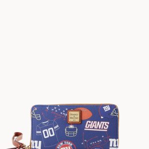 NFL NY Giants Large Zip Around Wristlet
