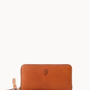 MLB Giants Large Zip Around Wristlet