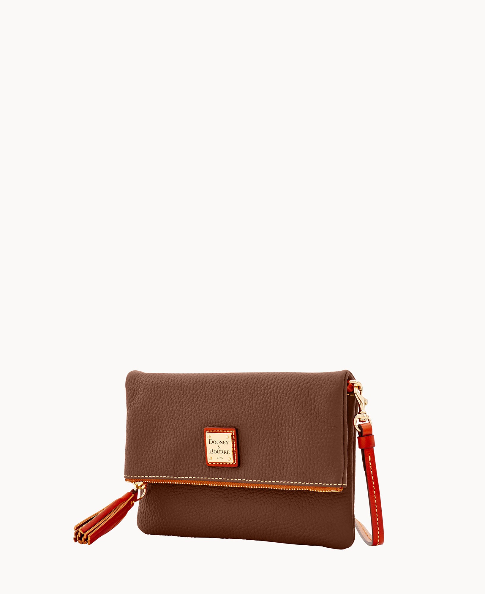 Pebble Grain Foldover Zip Crossbody - Image 6