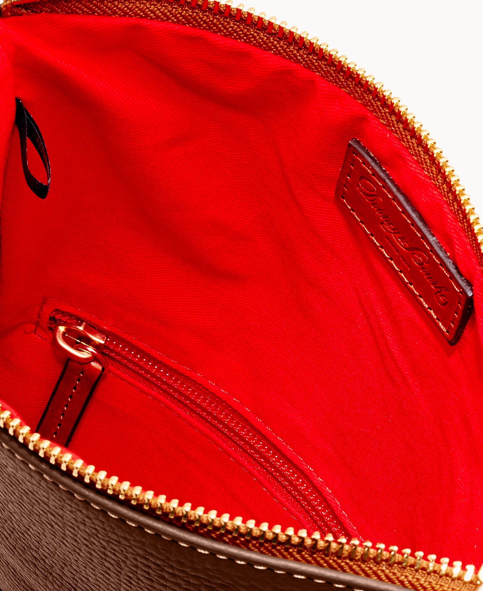 Pebble Grain Foldover Zip Crossbody - Image 7