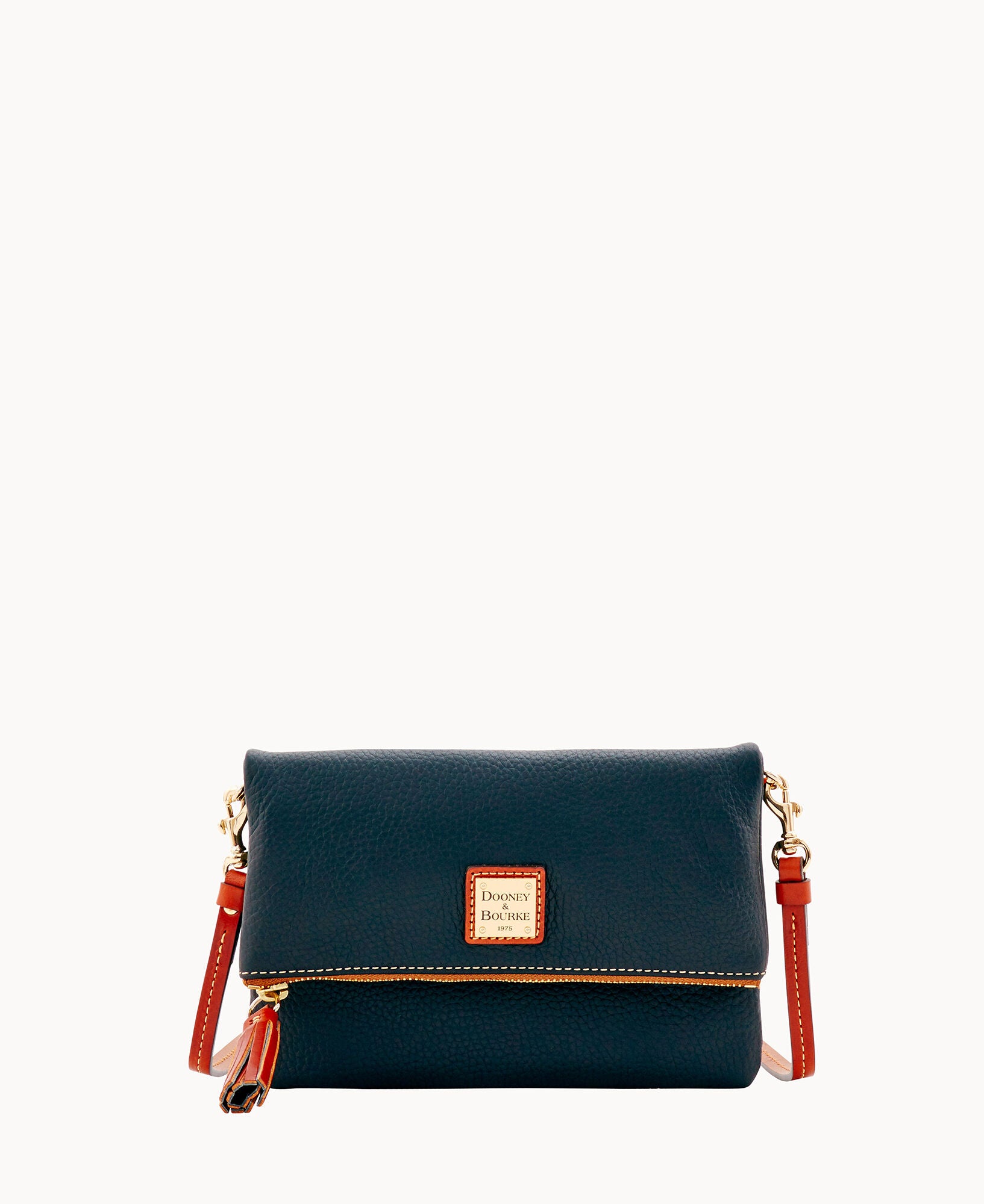 Pebble Grain Foldover Zip Crossbody - Image 15