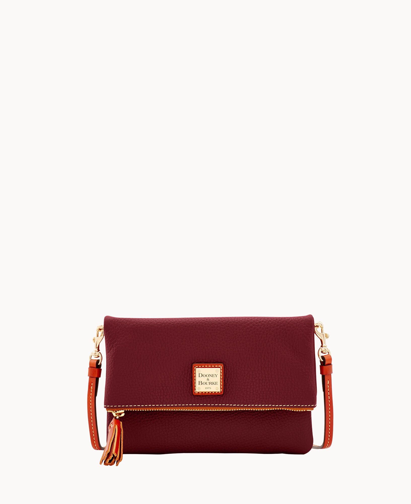 Pebble Grain Foldover Zip Crossbody - Image 25