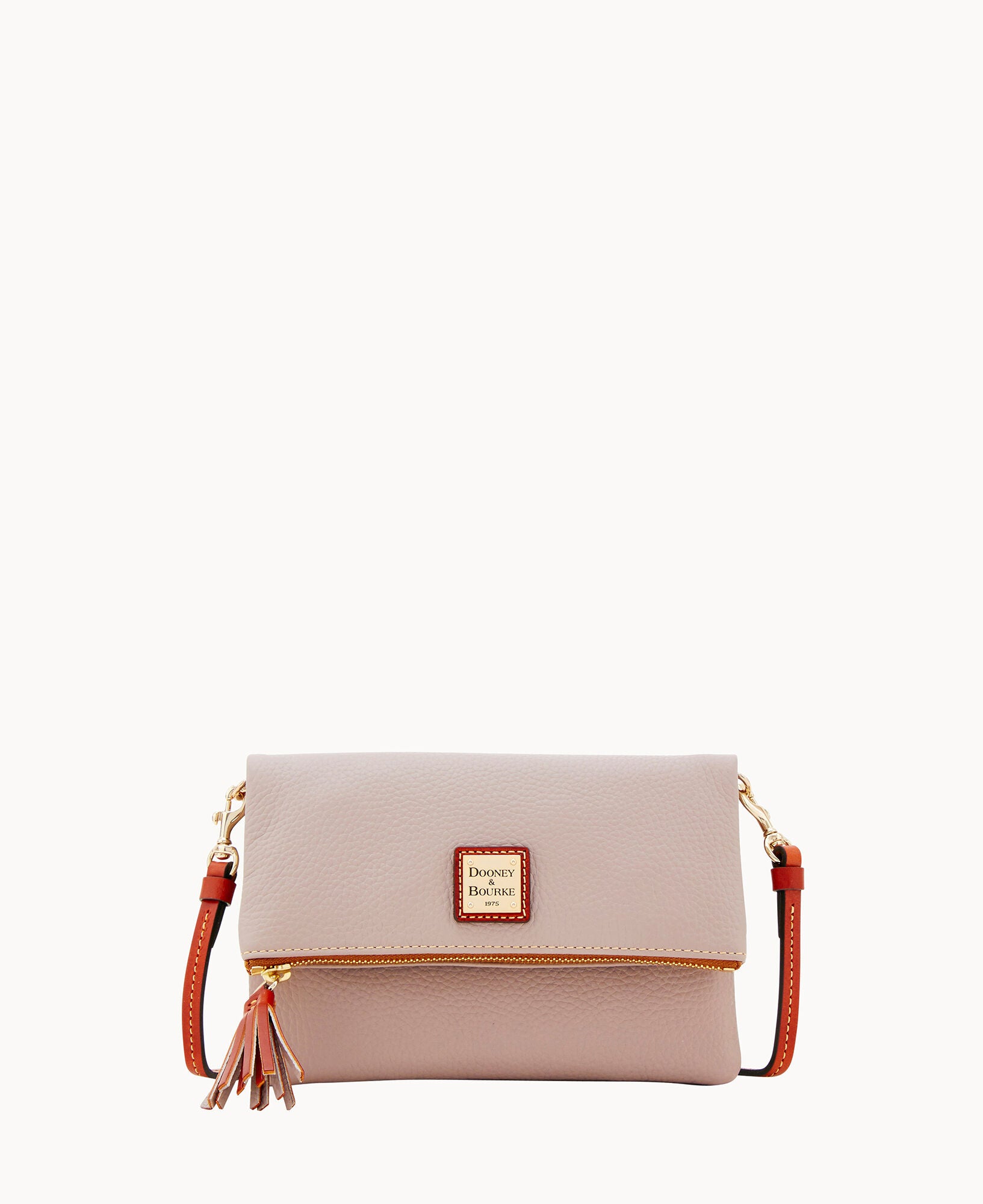 Pebble Grain Foldover Zip Crossbody - Image 10