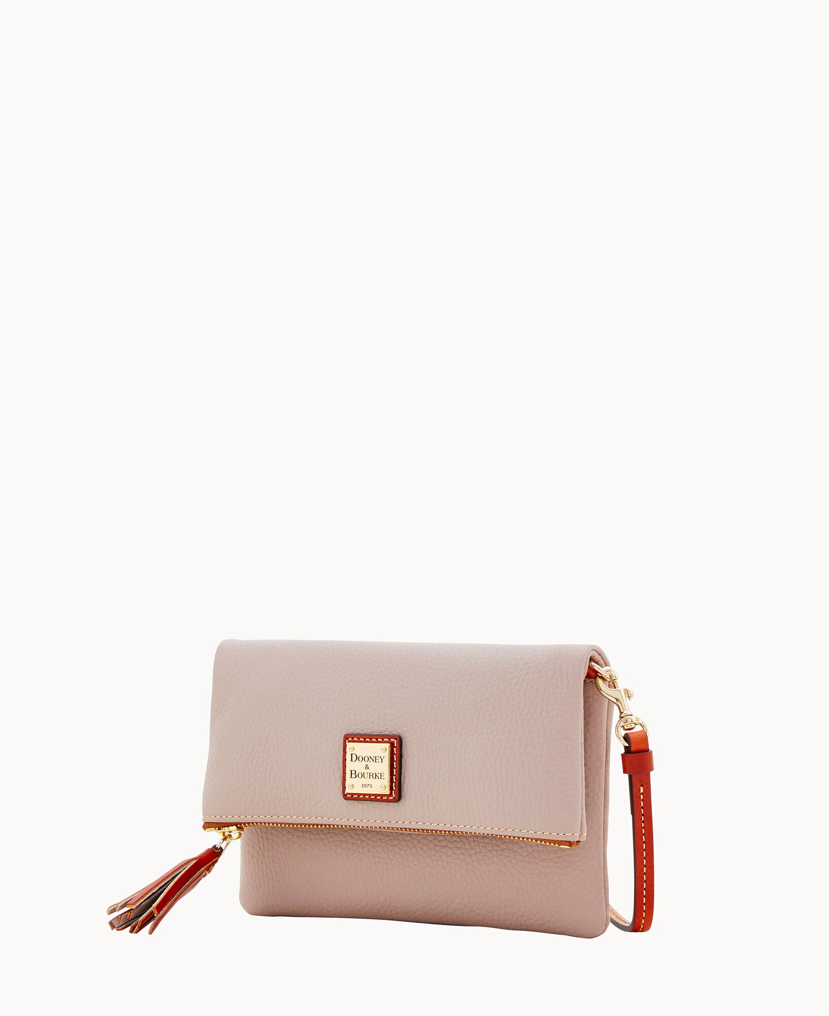 Pebble Grain Foldover Zip Crossbody - Image 11