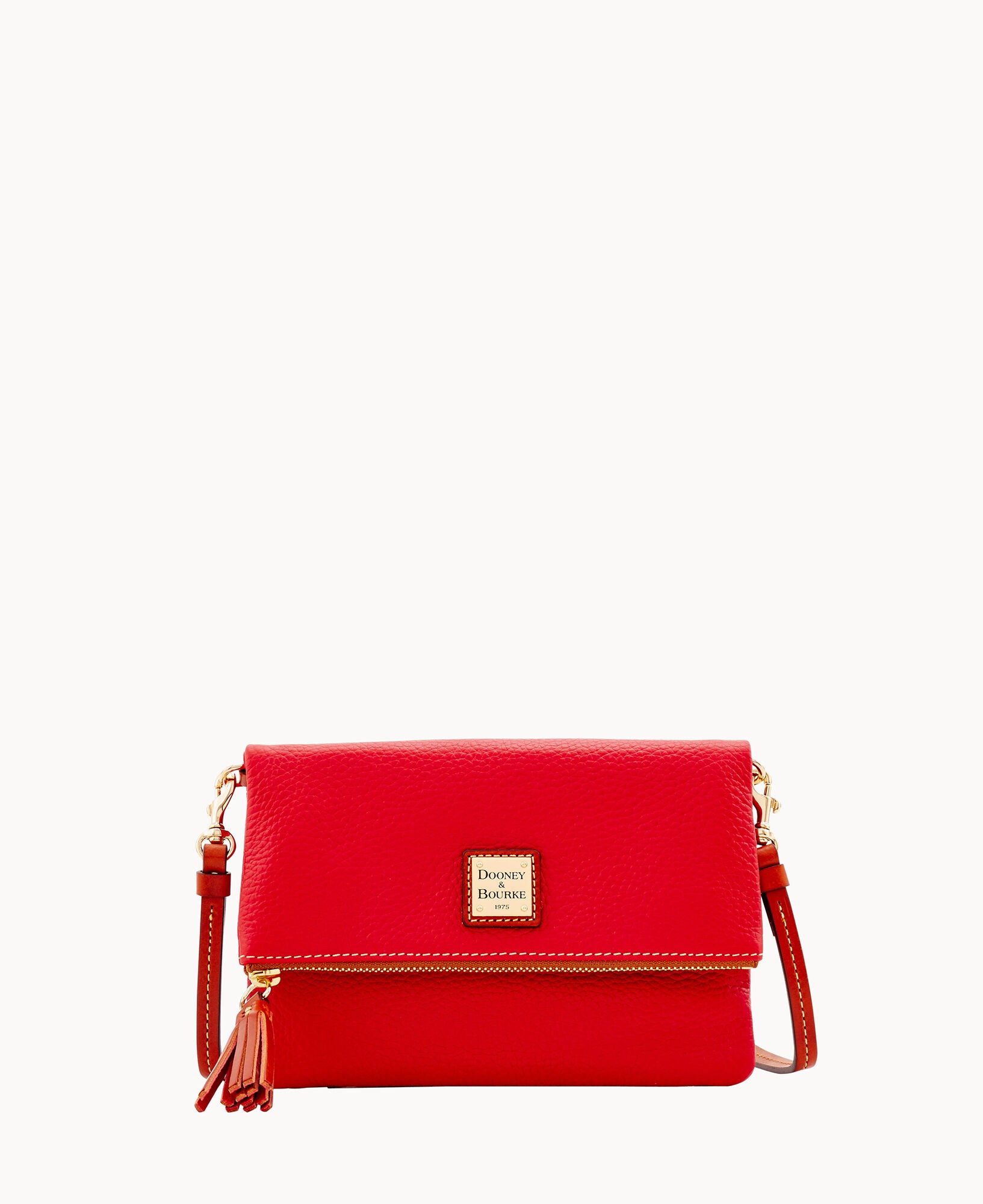 Pebble Grain Foldover Zip Crossbody - Image 30