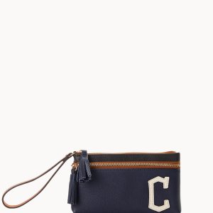 MLB Guardians Double Zip Wristlet