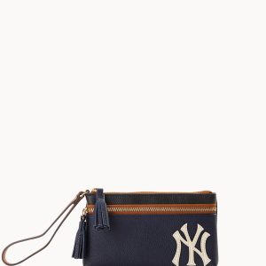 MLB Yankees Double Zip Wristlet