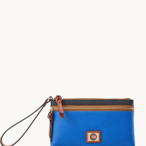 MLB Cubs Double Zip Wristlet