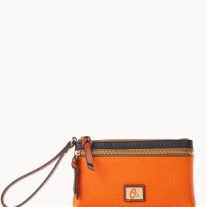 MLB Orioles Double Zip Wristlet