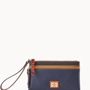 MLB Astros Double Zip Wristlet