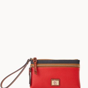 MLB Cardinals Double Zip Wristlet